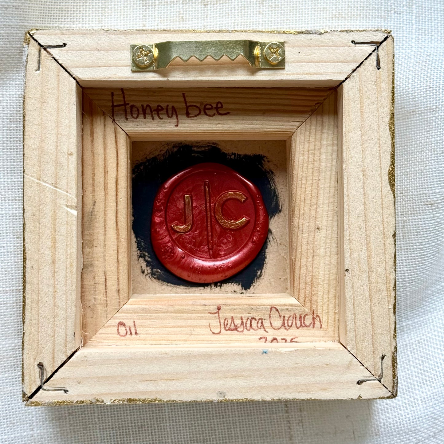 Honeybee Oil Painting