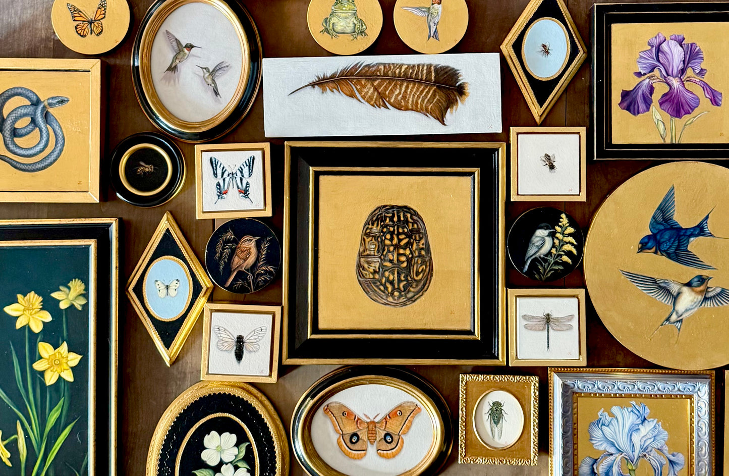 Zebra Swallowtail Butterfly Oil Painting