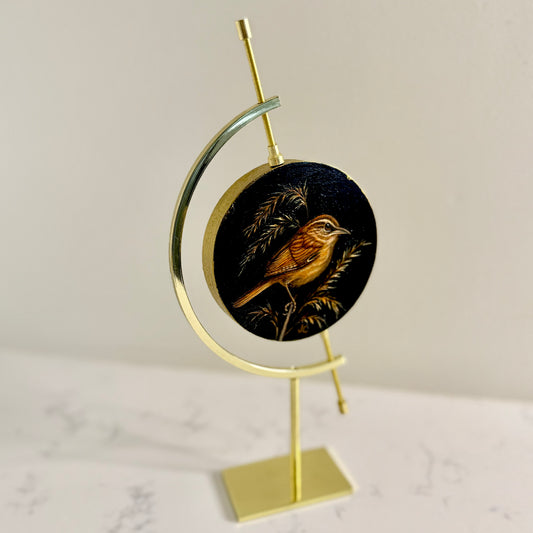 Carolina Wren Oil Painting